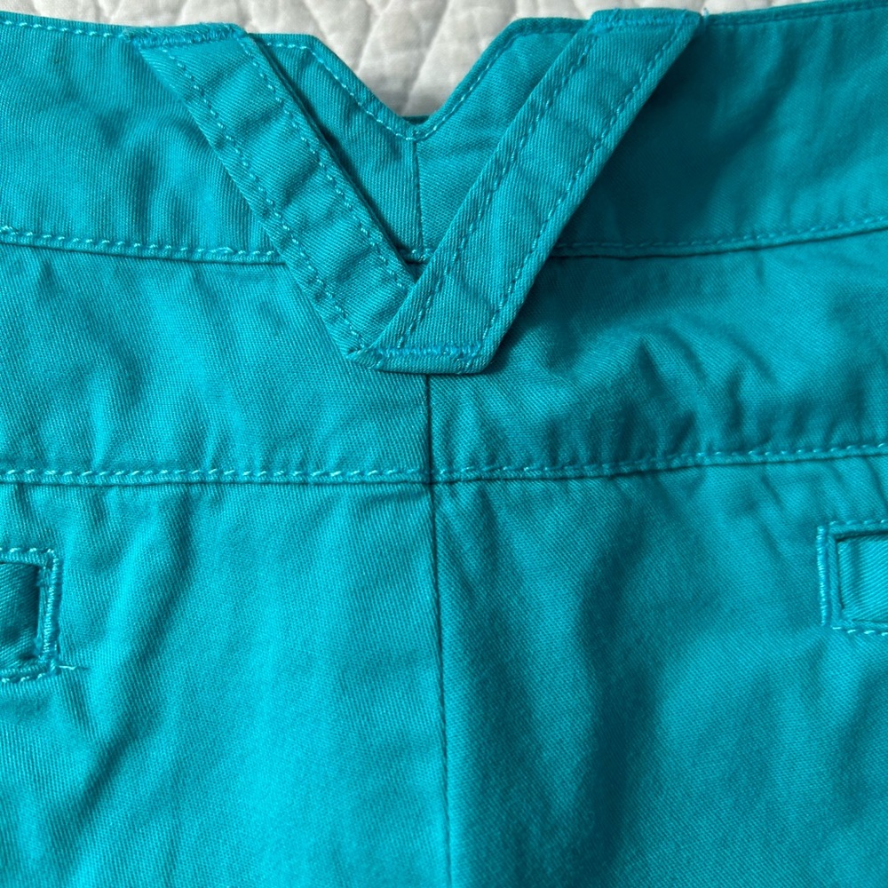 Columbia women’s size 8 Chino shorts teal blue color - Picture 5 of 7